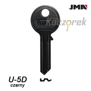 JMA 136 - klucz surowy aluminiowy - U-5D czarny